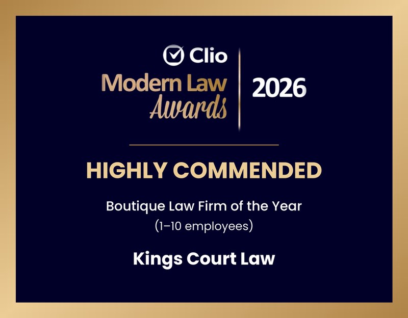 Boutique Law Firm of the Year (1–10 employees) — Highly Commended
